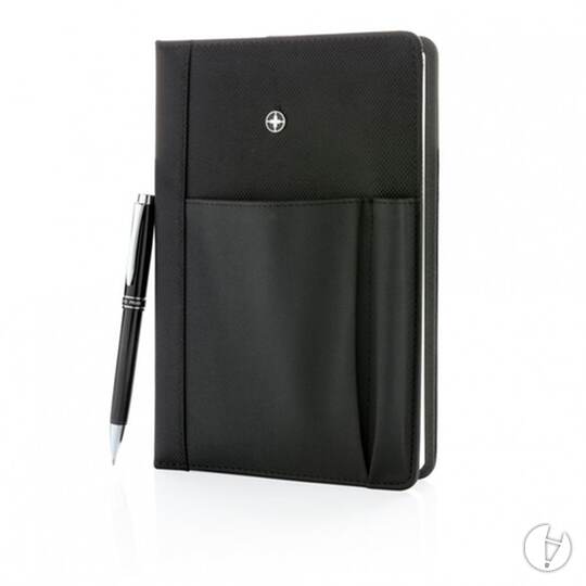 Refillable notebook | black